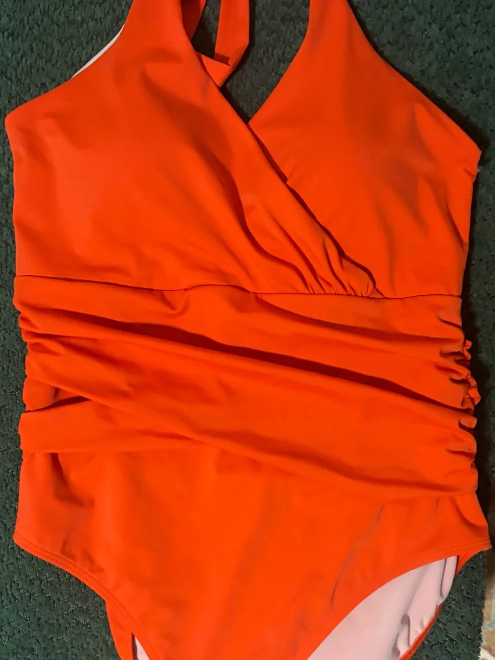 Boden 12 R Halter One-Piece Swimsuit - orange